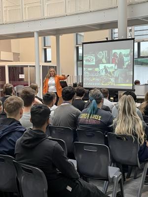 Huge thanks to Sophie from the National Tyre Distributors Association - NTDA, who came to give our students an informative talk on routes into the industry, tyre safety and more